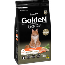 Ração Golden Gatos Castrados Salmão 3kg
